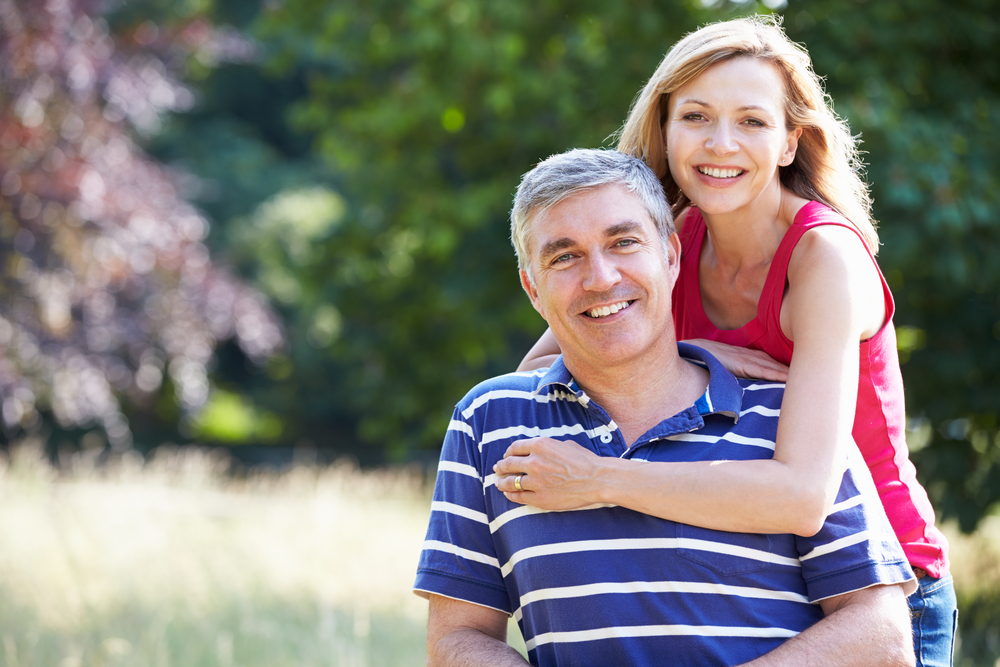 An older man with a loved one